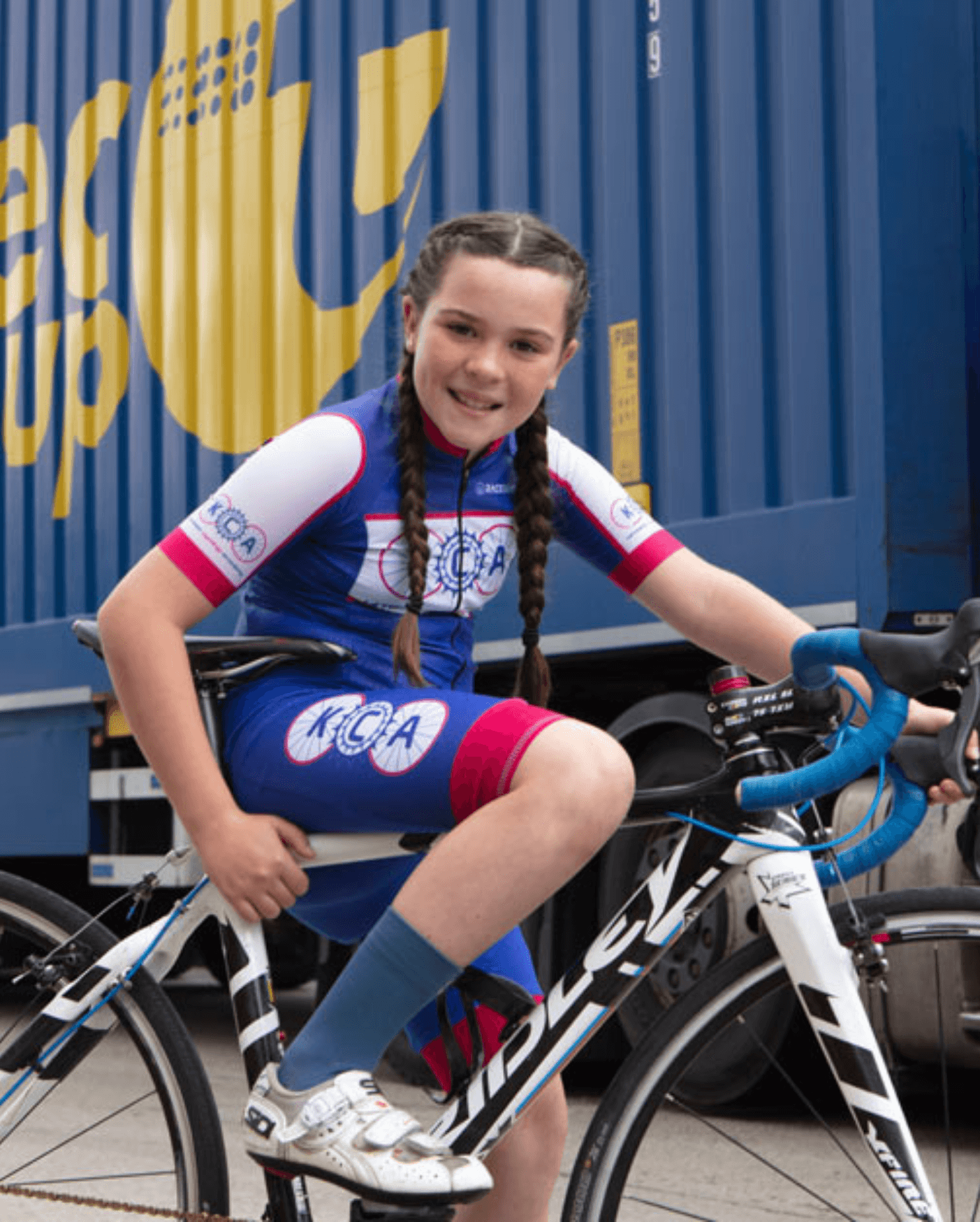 Una promessa del ciclismo sulla strada del successo