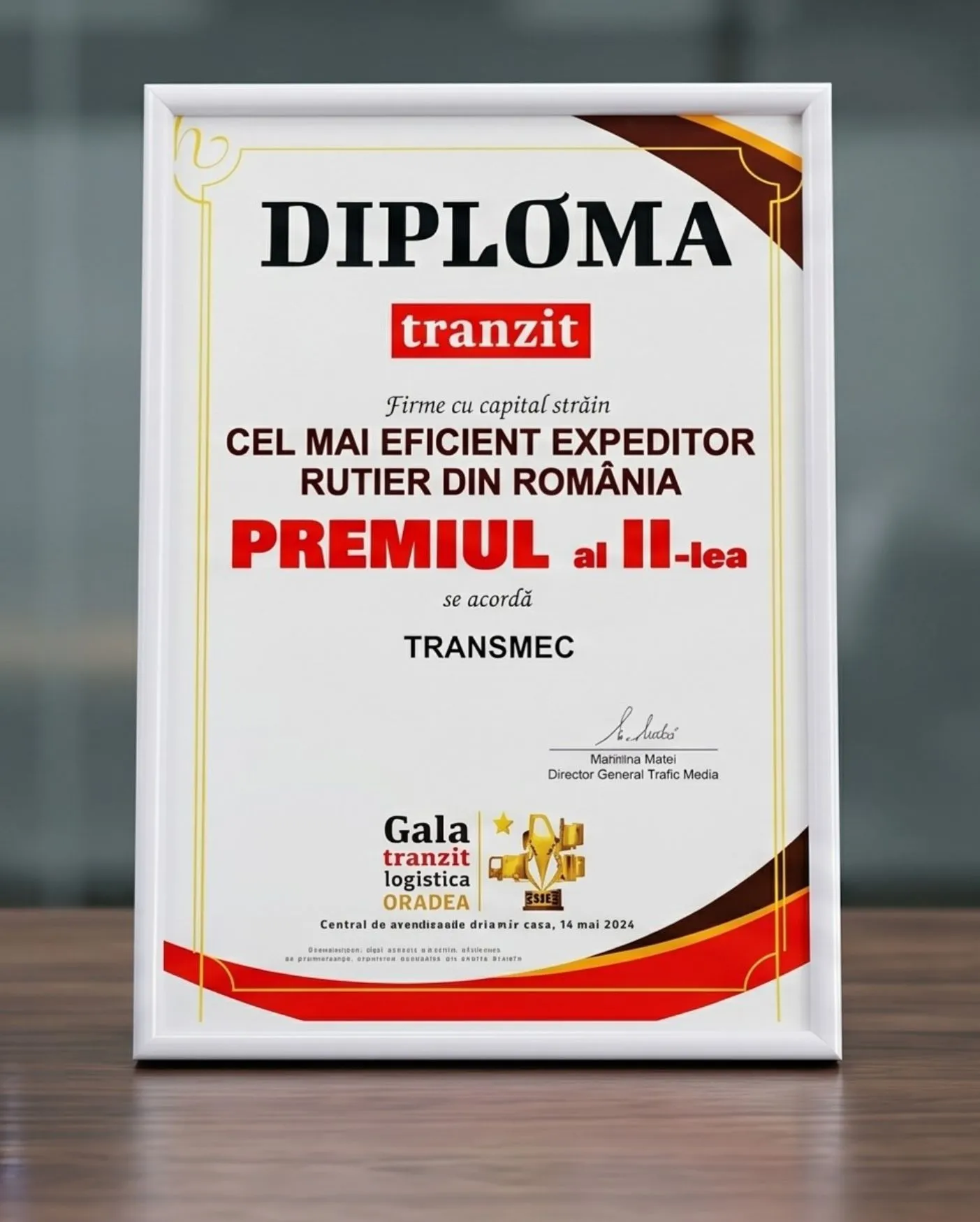 prestigioso podio per Transmec Romania